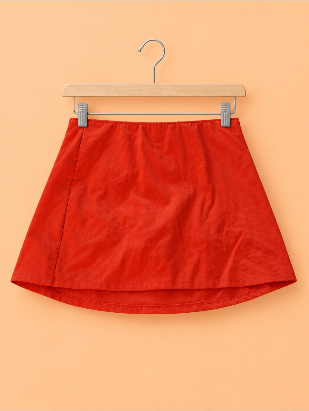 Mini Red A-Line Skort